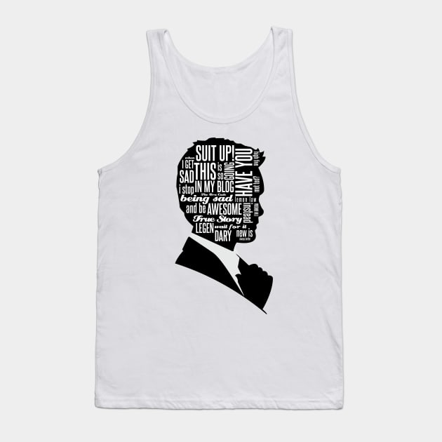 Barney Stinson Quotes Tank Top by Meta Cortex